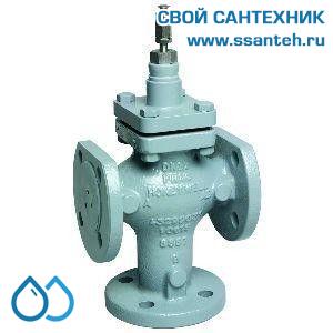 10258 Honeywell, V5050A1173 Клапан трехходовой линейный смесительный фланцевый, PN25, DN40, Kvs 25.0, 20мм, 2…220 °C
