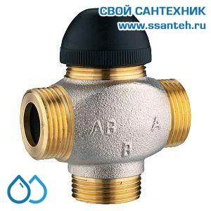 16279 HERZ 1776250 Клапан трехходовой смесительно-разделительный, DN10, 1/2", Кvs 0,4