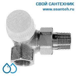 17982 Honeywell V2000LUB10 Клапан термостатический радиаторный трехосевой левый, 3/8", Kvs 1.0, Ру 10, 130 С, dPmax=1бар, высокий расход