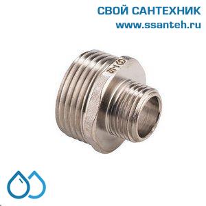 19769 Ниппель переходной НР 1/2" х 3/8"