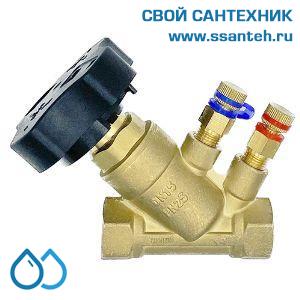 23639 SBV50DA Клапан запорно-балансировочный ручной, ВР, DN50, PN25, Kvs 32, с изм.нип. тип NB